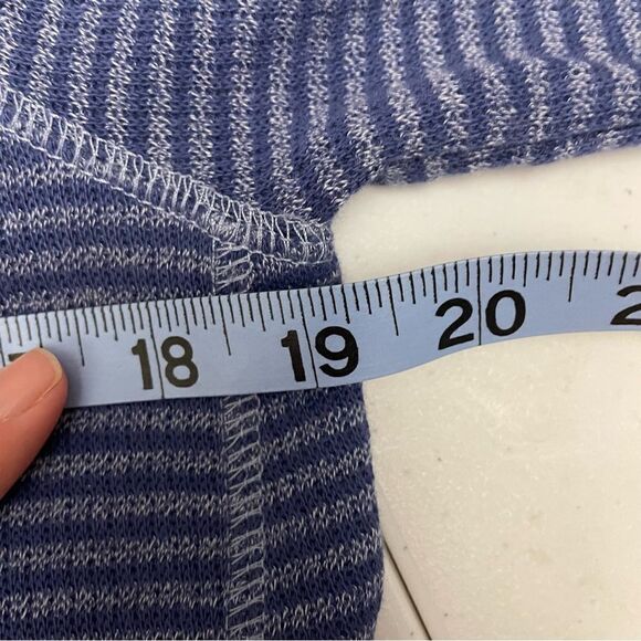 J.JILL STRIPED KNIT SWEATER DRESS/ tunic‎ indigo size XS Petite - Picture 8 of 9